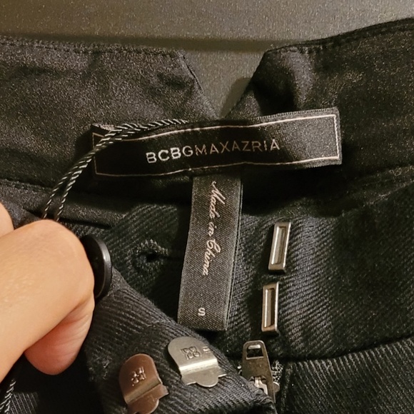 BCBGMAXAZRIA Brennan Faux Leather paneled pants - Picture 8 of 9